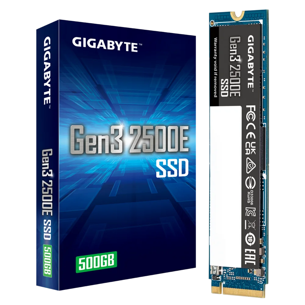 Накопитель SSD Gigabyte PCIe 3.0 x4 500GB G325E500G 2500E M.2 2280