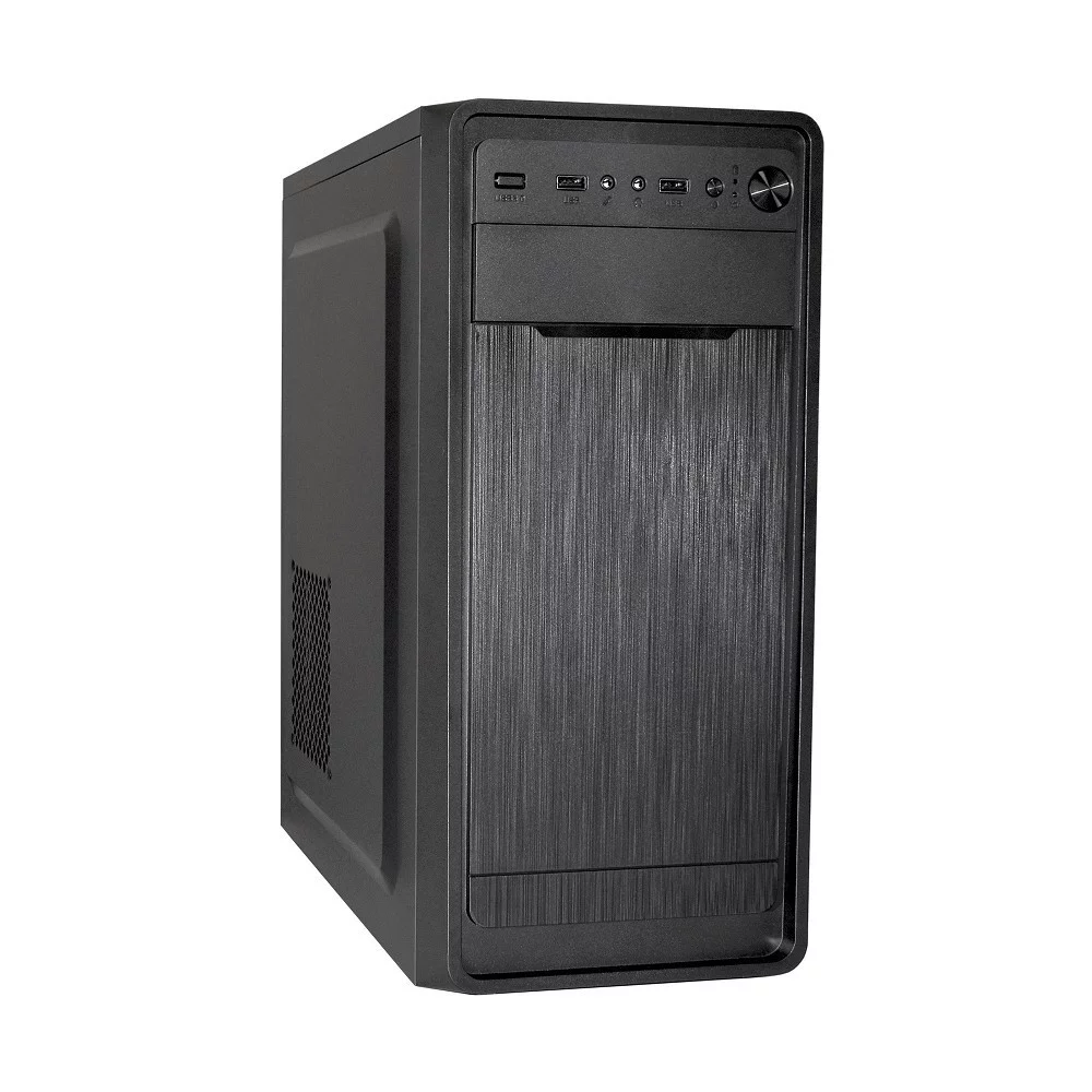 Exegate EX283073RUS Корпус Miditower ExeGate XP-332 Black, ATX, , 2*USB, Audio