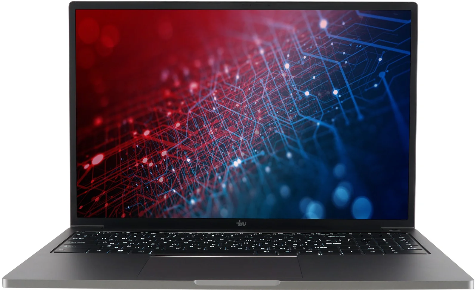 Ноутбук IRU Strato 16ALMR Core i5 12450H 16Gb SSD512Gb Intel UHD Graphics 16" IPS WQXGA (2560x1600) Windows 11 Pro silver WiFi BT Cam 5400mAh (2159330)