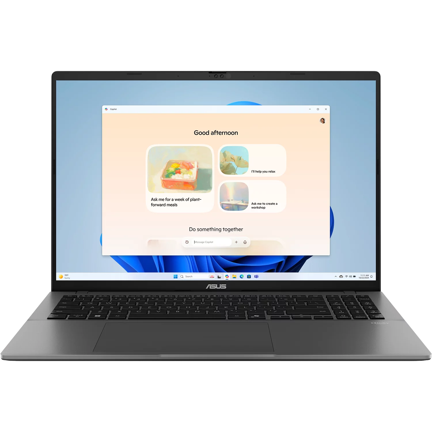 Ноутбук/ ASUS S3607CA-SH100 16"(1920x1200 OLED)/Intel Core Ultra 5 225H(3.3Ghz)/16384Mb/512PCISSDGb/noDVD/Int:Intel Arc graphics/Cam/BT/WiFi/70WHr/war 1y/1.7kg/Matte Gray/noOS (90NB16I2-M00720)