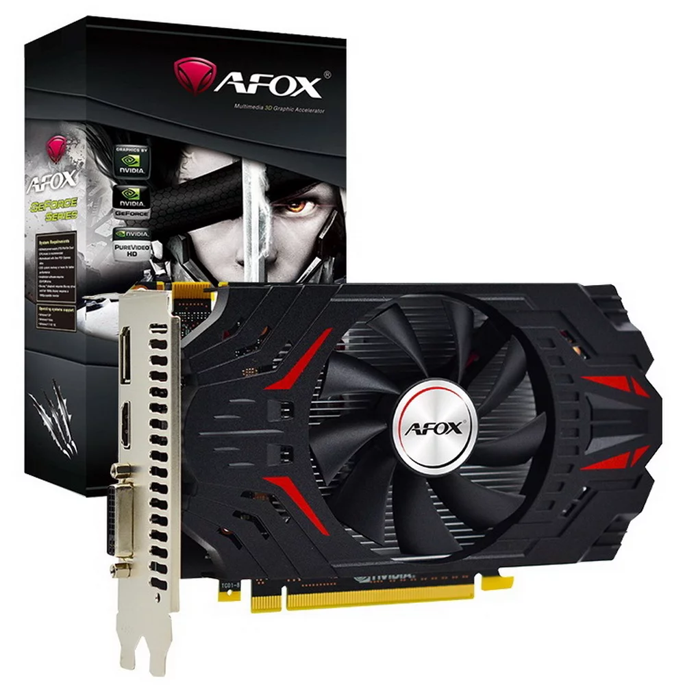 Видеокарта Afox GTX750 2GB GDDR5 128bit VGA DVI HDMI 1FAN RTL {30} (784061) (AF750-2048D5H6-V3)