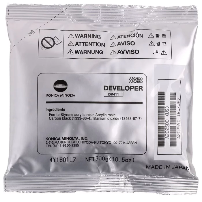 Девелопер Konica-Minolta DV-411 черный 110000 страниц для bizhub 223/283/363/423 (A202550)