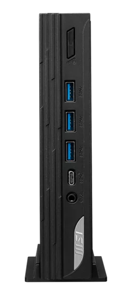 Персональный компьютер MSI Pro DP10 12M Mini Core i7-1360P (2.2GHz), 16Gb(8*2) DDR4 SO-DIMM, 512GB SSD M.2, Intel UHD Graphics, noDVD, WiFi, BT, 120W, VESA, VGA, noOS, 1y war-ty, Black (9S6-B0A611-286)