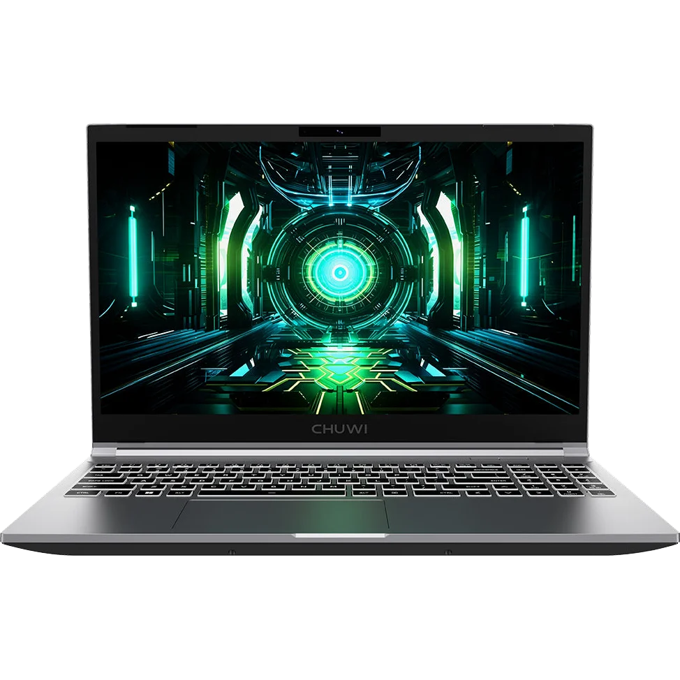 Ноутбук CHUWI GTBook X 15.6"(1920x1080)/ Intel Core 7 230H(2.5Ghz)/ 16384Mb/ 512PCISSDGb/ noDVD/ Ext:nVidia GeForce RTX3050(4096Mb)/ Cam/ BT/ WiFi/ 46WHr/ war 1y/ 2kg/ Grey/ Win11PRO + мышь (CWI624-C71E5E1PRMHX)