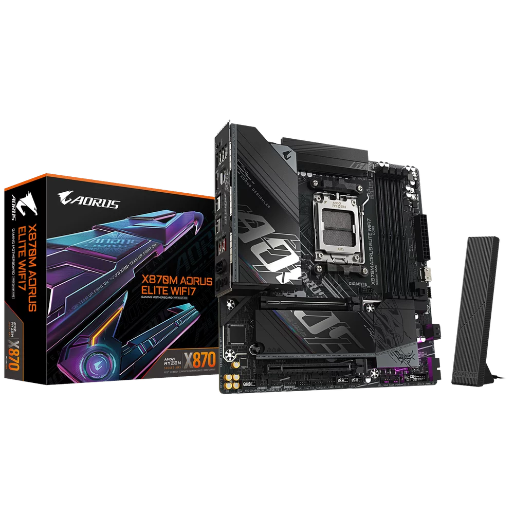 Материнская плата Gigabyte X870M AORUS ELITE WIFI7, RTL