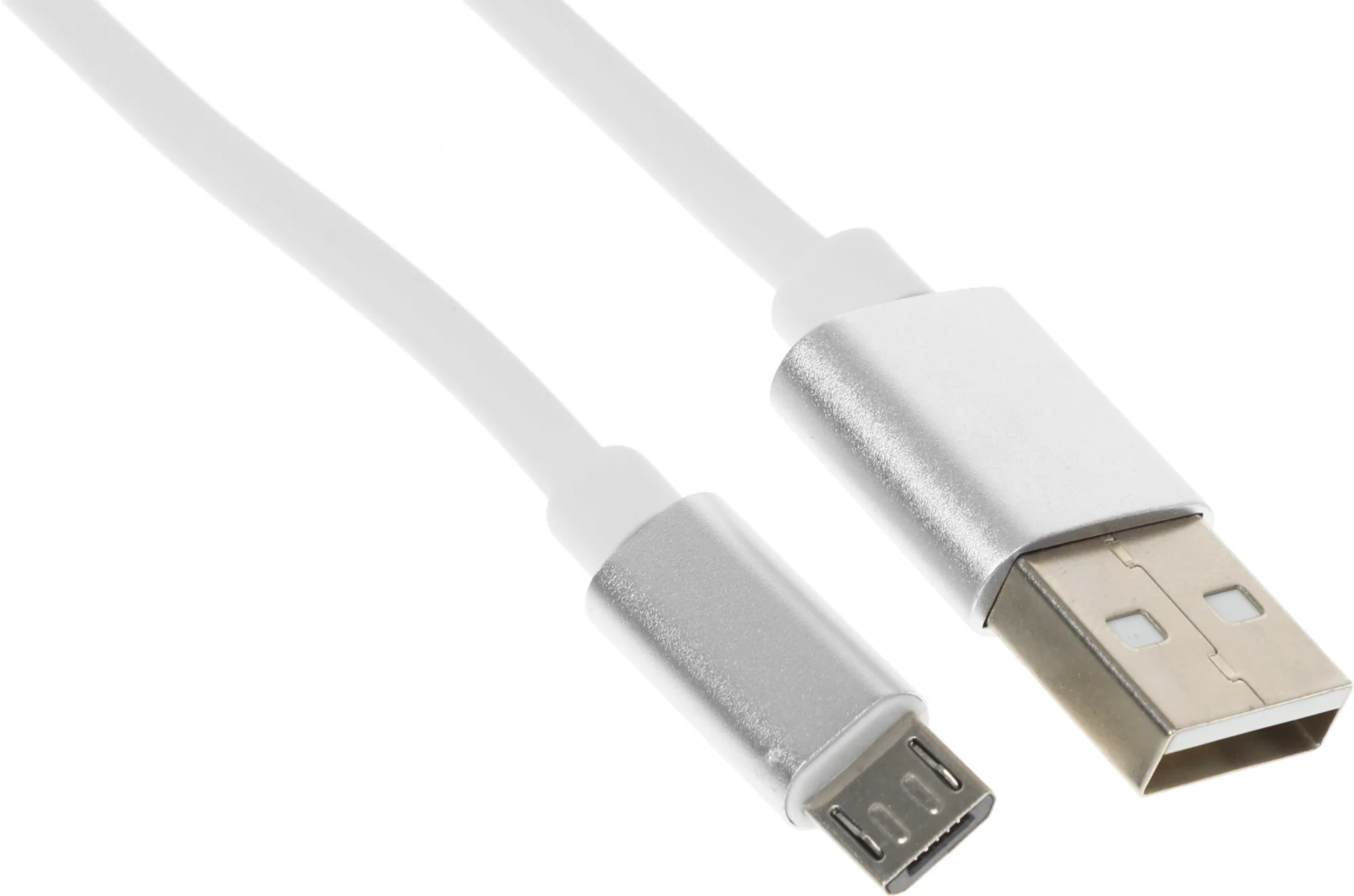 Кабель Cactus CS-USB.A.USB.MICRO-1 USB (m)-micro USB (m) 1м белый блистер