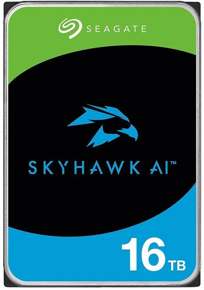 Жесткий диск Seagate SATA-III 16TB ST16000VE005 SkyHawkAI 512E (7200rpm) 512Mb 3.5"
