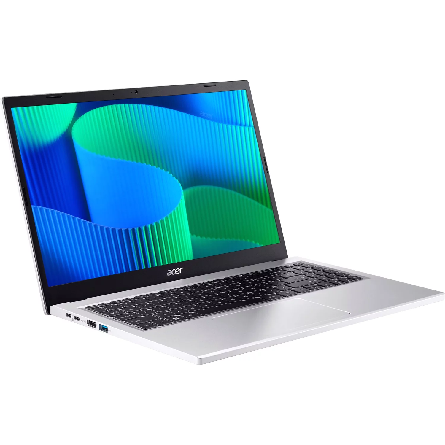 Ноутбук 15.6" IPS FHD Acer Extensa EX215-57-31S1 silver (Core i3 1315U/8Gb/512Gb SSD/VGA int/noOS) (NX.EJAER.00C)