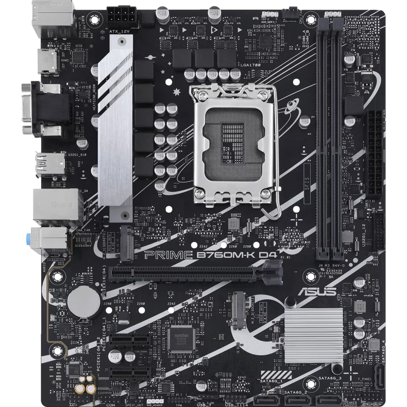 Материнская плата PRIME B760M-K D4 (90MB1DS0-M1EAY0)