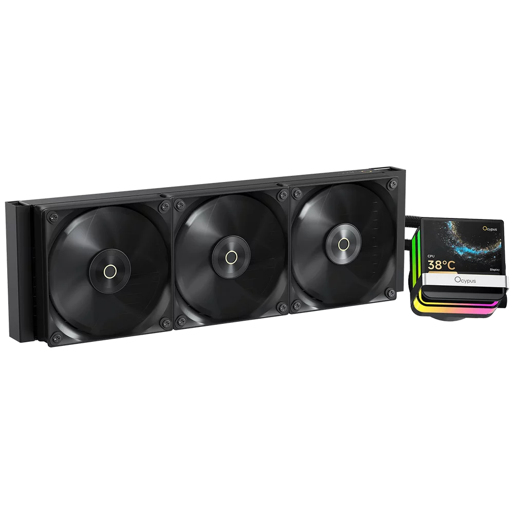 Вентилятор Cooler Ocypus Sigma L36 PRO BK IPS Display/ black/ 310W/ All Intel/ AMD AM* / Screws (SIGMA-L36-BK3ANWL00P-GL)