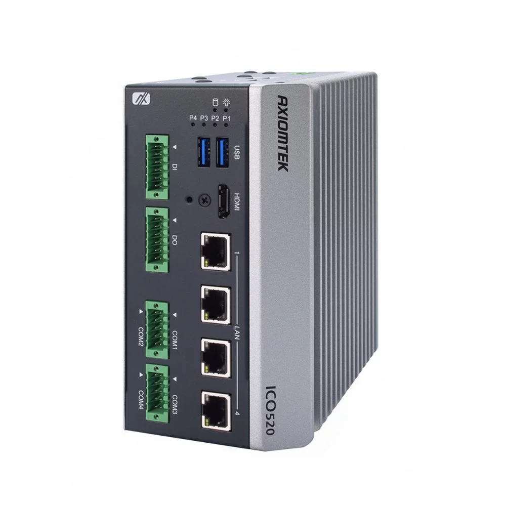Платформа системного блока Axiomtek ICO520-ALD5-A 3LG, i5-1345UE; 16 GbRAM; M.2 128 Gb SSD, with daughter board High performance with fanless and DIN-rail design ● 12th Gen Intel® Core™ i7/ (S22C520128 (ICO520-ALD5-A 3LG))