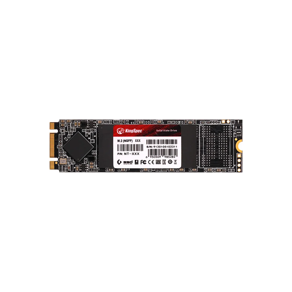 Твердотельный накопитель/ Kingspec SSD NT-1TB 2280, 1024GB, M.2(22x80mm), SATA3, R/W 570/540MB/s, IOPs н.д./н.д., TBW 480, DWPD 0.4 (3 года)