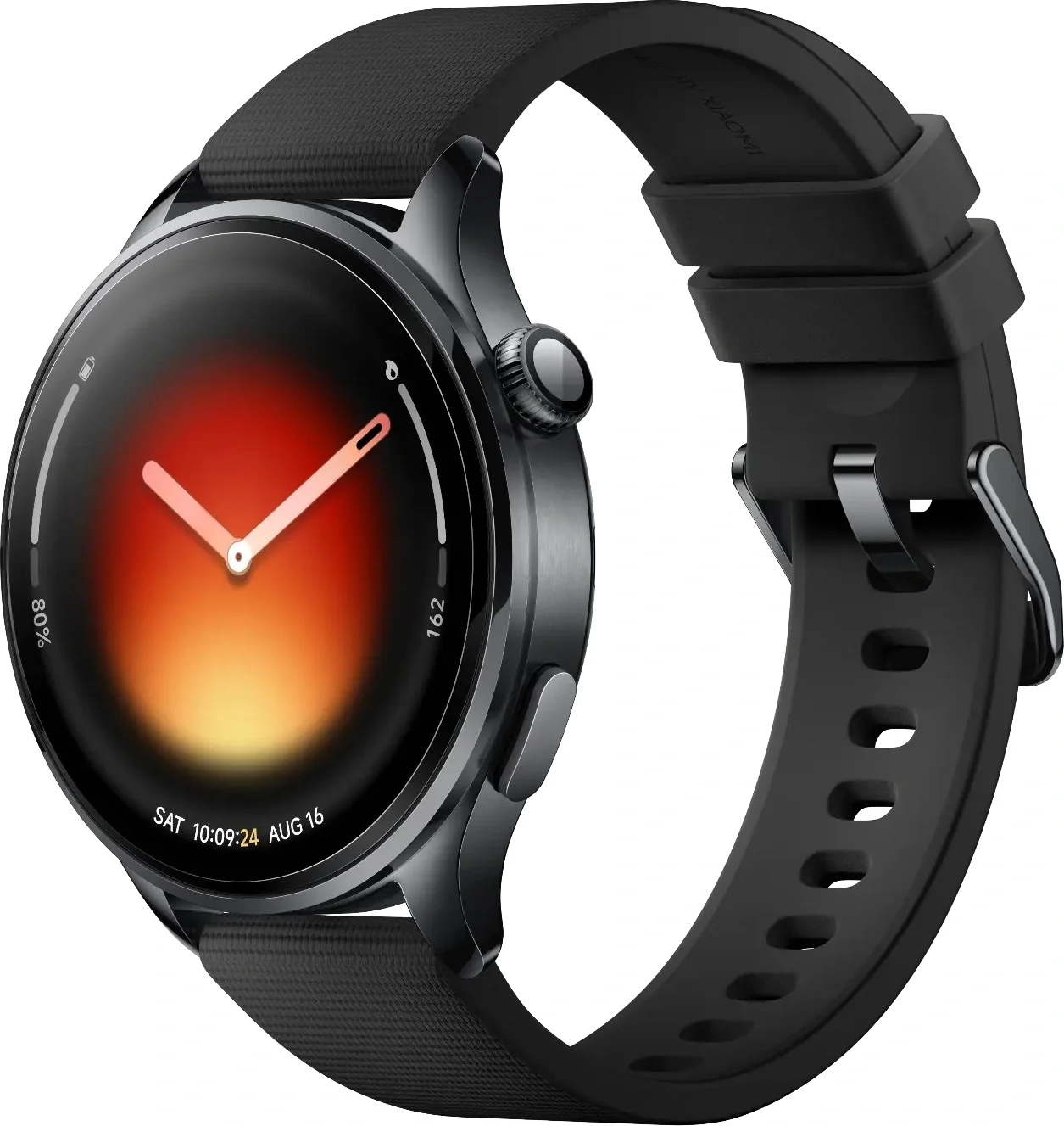 Смарт-часы Xiaomi Watch 5 1.32" AMOLED корп.серебристый рем.черный (BHR07WRGL)