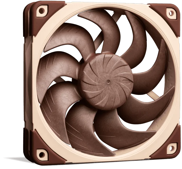 Кулер для корпуса/ Case Cooler Noctua NF-A12x25 G2 LS-PWM (120x120x25mm, 4-pin PWM, 39.02CFM, 11.8dBA, 1100RPM, Beige/Brown)