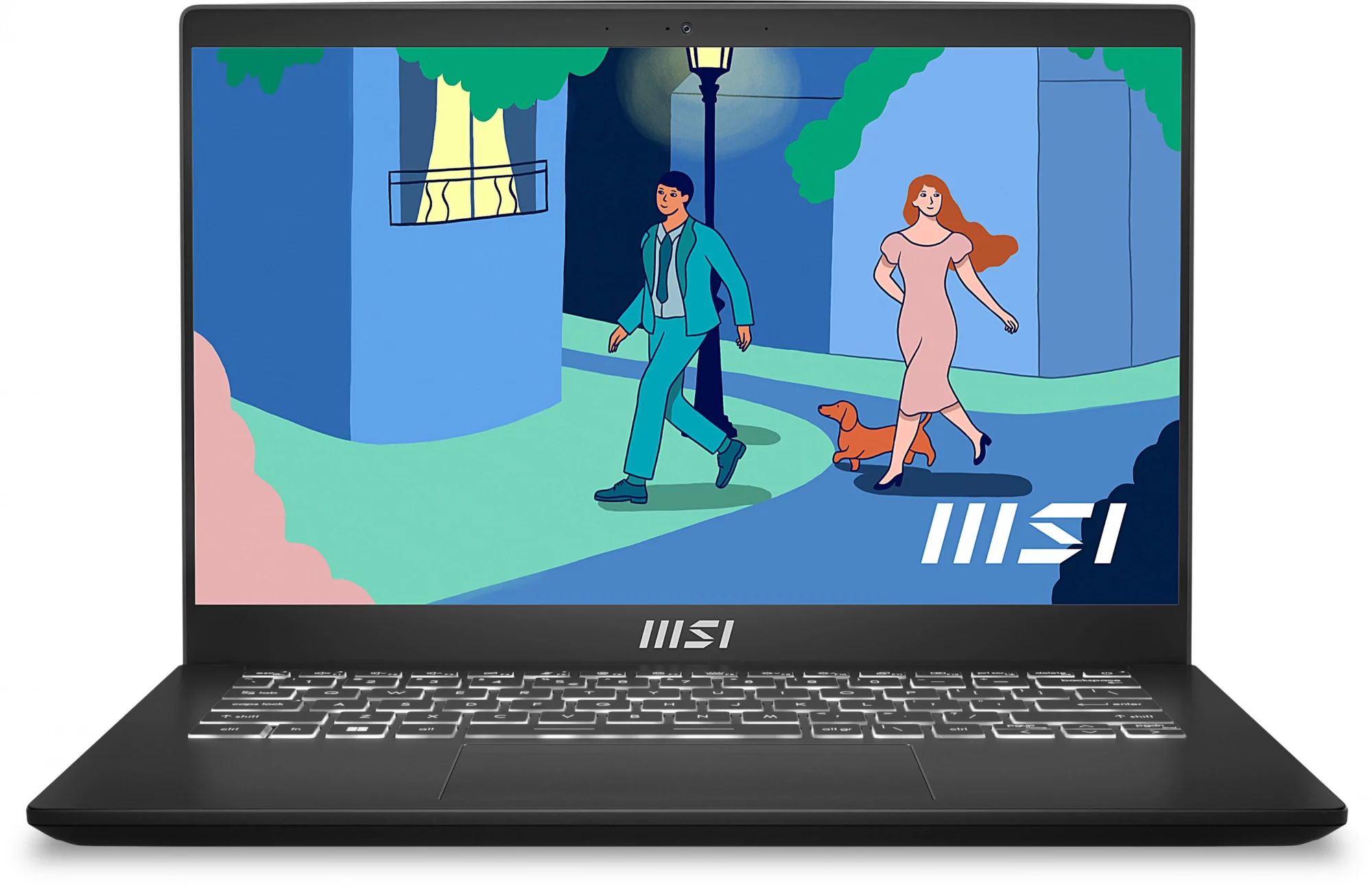 Ноутбук MSI Modern 14 C7M-250XRU Ryzen 5 7530U 16Gb 512Gb SSD 14" IPS FHD (1920x1080) DOS black WiFi BT (9S7-14JK12-250)