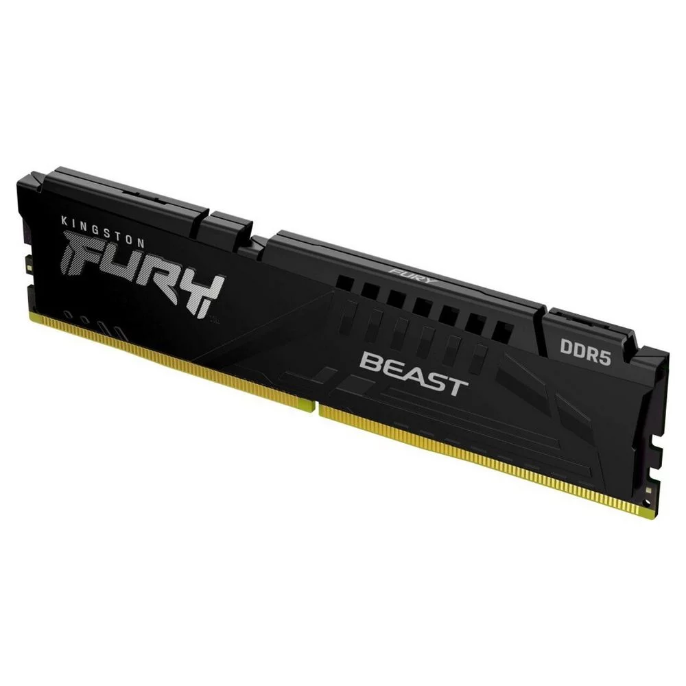 Память оперативная/ Kingston 32GB 6400MT/s DDR5 CL32 DIMM FURY Beast Black EXPO (KF564C32BBE-32)
