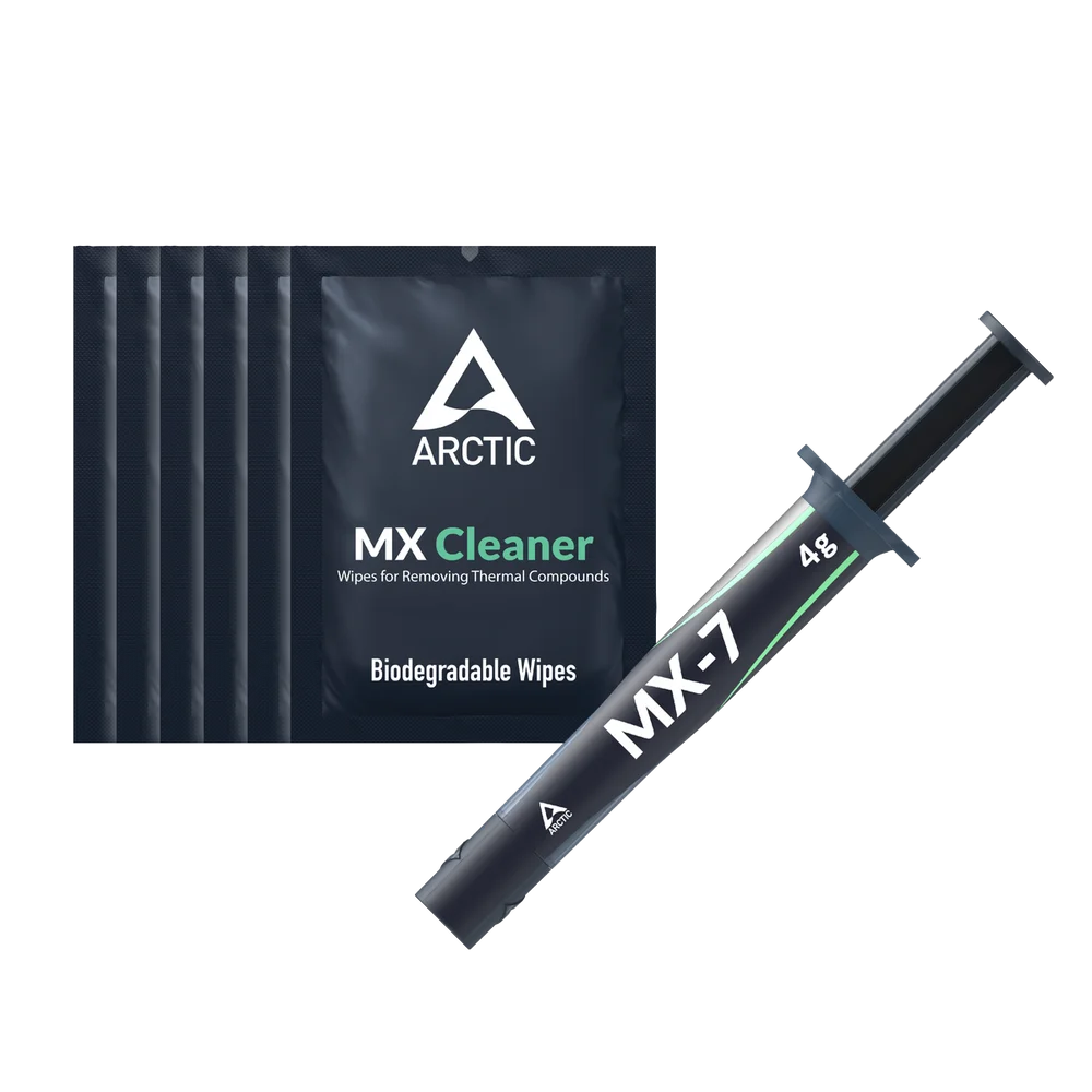 Термопаста Arctic Cooling Термопаста MX-7 Thermal Compound 4-gramm with 6pcs MX Cleaner (ACTCP00092A)