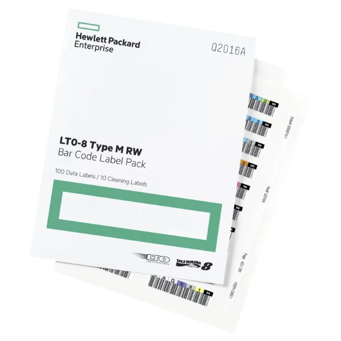Этикетки со штрих-кодом HPE Q2015A LTO-8 Ultrium RW (Q2015A)