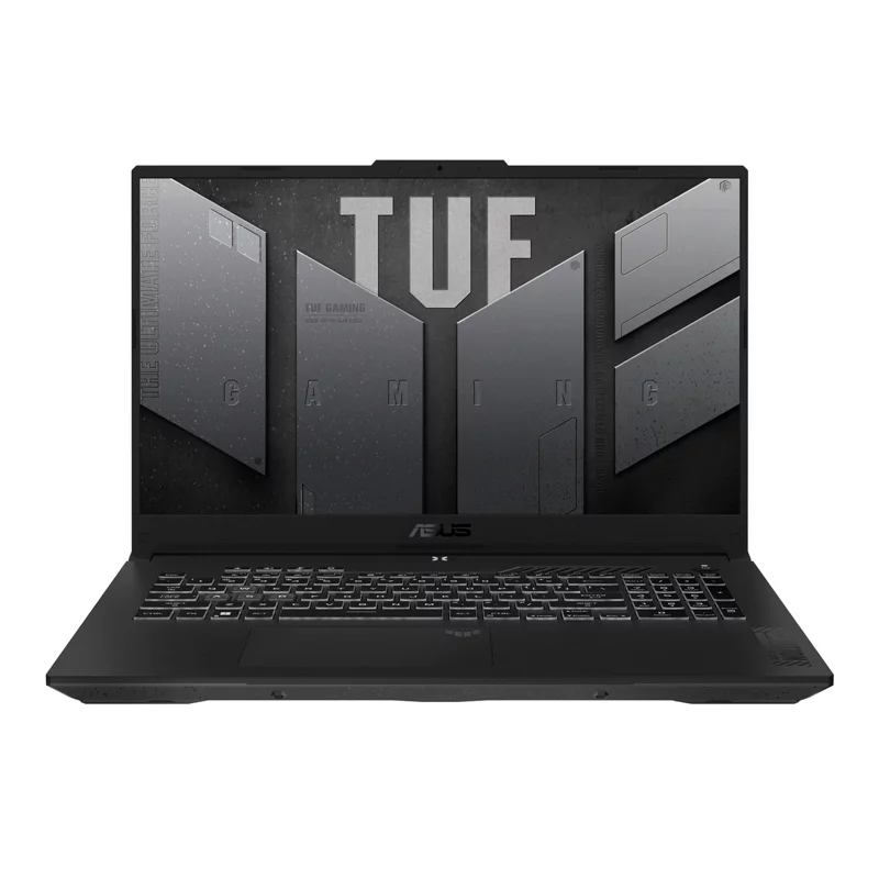 Ноутбук/ ASUS TUF F17 FX707VUR-HX225 17.3"(1920x1080 (матовый, 144Hz) IPS)/Intel Core 5 210H(2.2Ghz)/16384Mb/512PCISSDGb/noDVD/Ext:nVidia GeForce RTX4050(6144Mb)/Cam/BT/WiFi/56WHr/war 1y/2.6kg/Mecha Gray/DOS (90NR0CS5-M00E30)