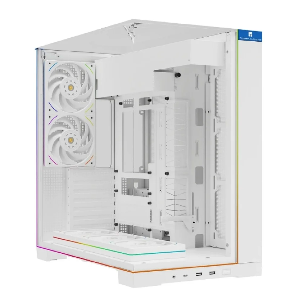 Thermalright Корпус TR-A70 ARGB White FanUB / TG / TL-UB36RW+TL-UB24W PWM Fans / USB TYPE-C / ATX / TRA70AFUBW