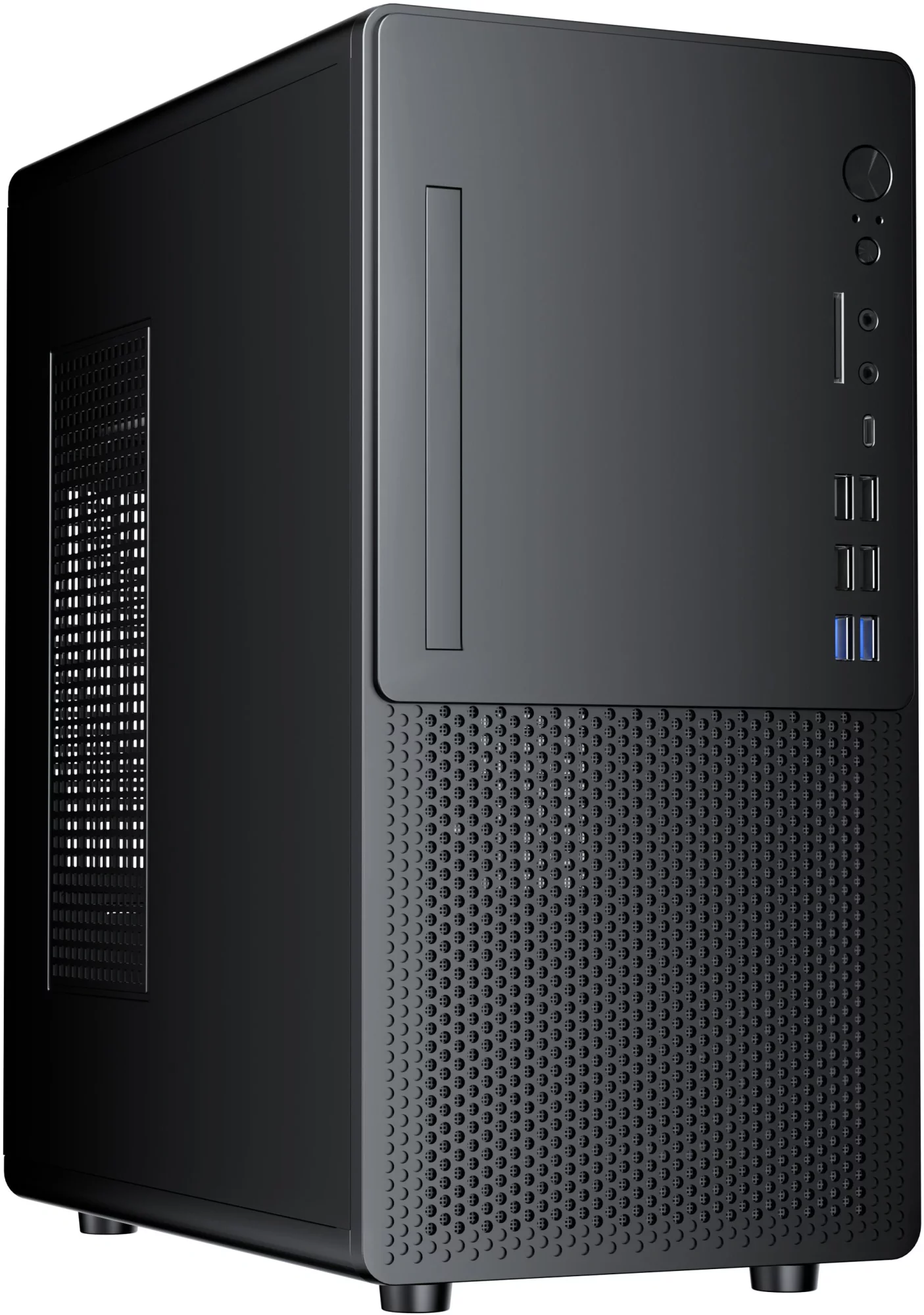 Корпус Accord ACC-U02B OFFICE черный без БП mATX 2xUSB2.0 2xUSB3.0 2xUSB3.1 audio