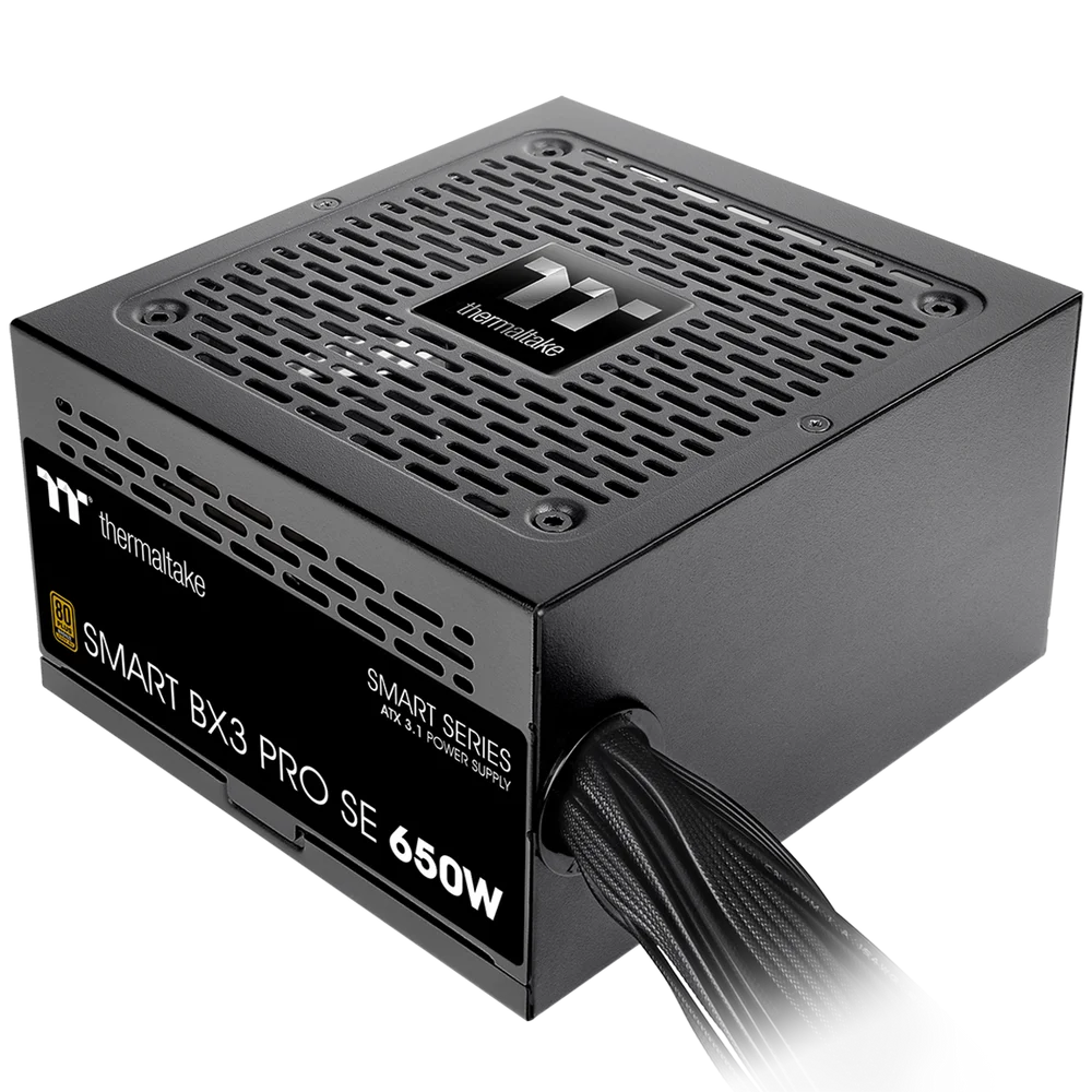 Блок питания Thermaltake Smart BX3 Pro SE/ 0650W/ Non Modular/ Non Light/ Single Voltage/ Analog/ 80 PlusBronze/ EU/ Non JP CAP/ Etched Flat Cables/ Gen 5 (PS-SPD-0650NNSABE-7)