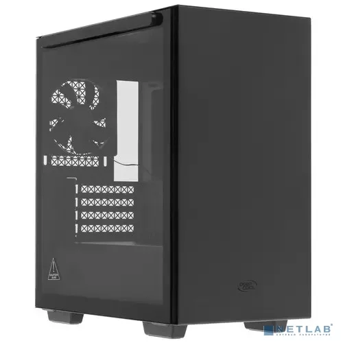 корпус Deepcool MACUBE 110 BK без БП, боковое окно (закаленное стекло), черный, mATX