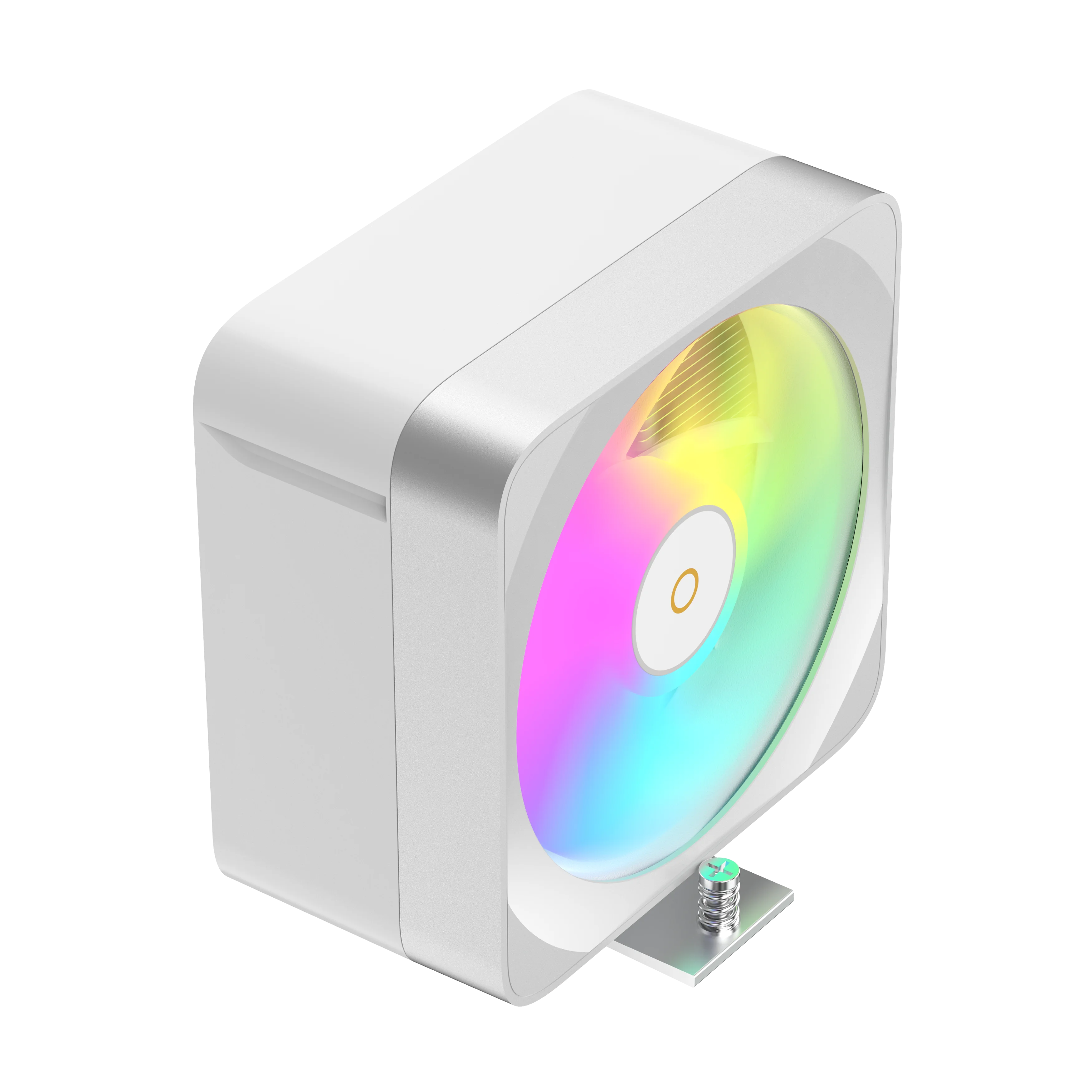 Кулер для процессора/ CPU Cooler Ocypus Delta A40 EX WH ARGB (200W, 4-pin PWM, 157mm, Al/ Cu, 4x6mm, ARGB, 1x120mm, 60CFM, 31dBA, 1600RPM, S: 1851/ 1700/ 1200/ 115X, AM5/ AM4, white) (DELTA-A40-WH1NAWN00E-GL)