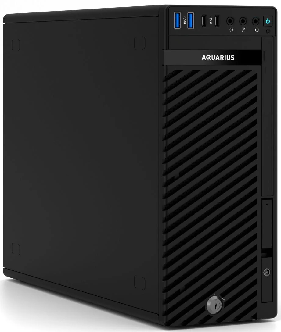 Компьютер Aquarius Pro K720 SFF i5 12400 (2.5) 16Gb SSD512Gb UHDG 730 без ОС 2.5xGbitEth WiFi BT 300W мышь клавиатура черный (RUS) (K7201M2528C151F02NWNFTNN3)