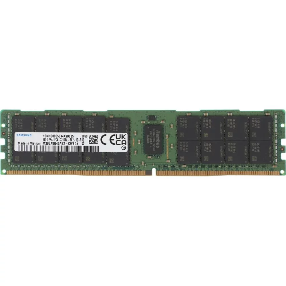 Модуль памяти 64GB Samsung DDR4 M393A8G40AB2-CWE PULL 3200MHz 2Rx4 RDIMM Registred ECC (M393A8G40AB2-CWE_PULL)