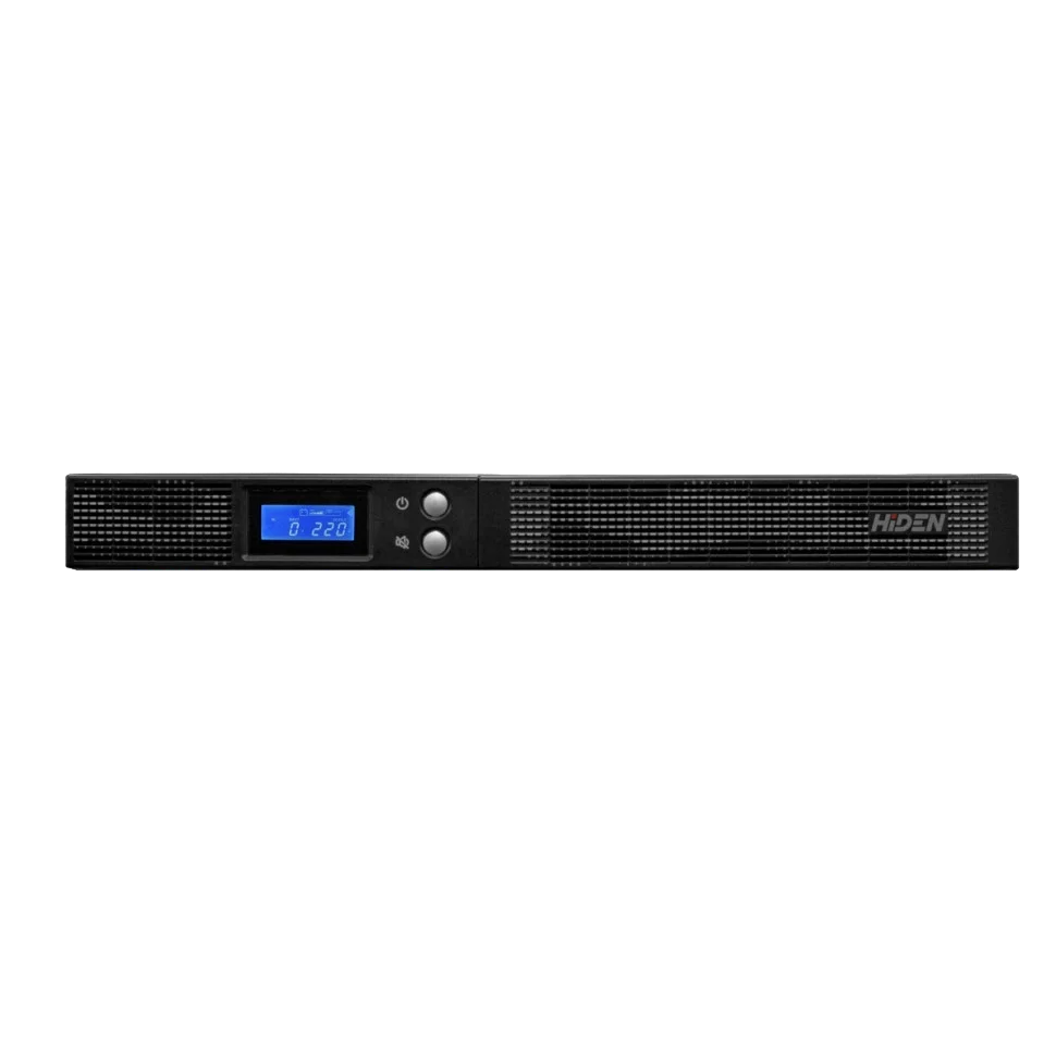 ИБП HIDEN KLPS700RM-N 700ВА/630Вт Rackmount 1U, 4xIEC C13, LCD, USB, SNMP слот, RS232, EPO, RJ45/11,/ Line-Iinteractive Rack UPS LCD