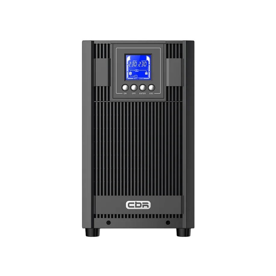 ИБП CBR ESSENCE ESN-3000C Online 3000 VA / 3000 W, Tower, 6 x C13 + 1 x C19 + 1 x TB, LCD, HID-USB, RS232, EPO, SNMP slot/ UPS CBR Online Tower (ESN-3KT-6I-LCHERSC)