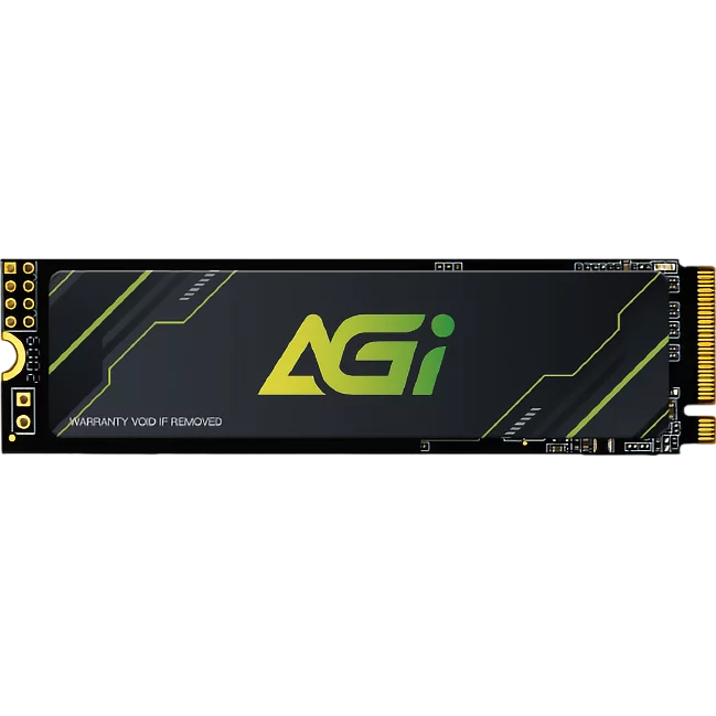 Твердотельный накопитель/ AGI SSD AI218, 512GB, M.2(22x80mm), NVMe, PCIe 3.0 x4, 3D TLC, R/ W 3050/ 2200MB/ s, IOPs 183000/ 306000, TBW 300, DWPD 0.5 (36 мес.) (AGI512GIMAI218-BK)