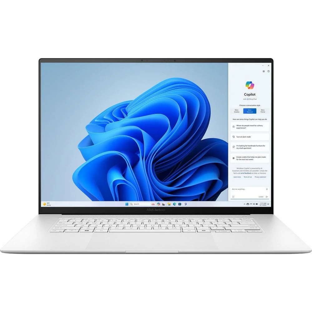 Ноутбук ASUS Zenbook S16 UM5606GA-SS022W AMD Ryzen 7 445/ 32Gb (soldered D5)/ / SSD1Tb/ UMA/ 16"/ OLED/ WQXGA+/ 2880x1800/ 120Hz/ Win11/ White/ 1.5kg (90NB17H2-M006F0)