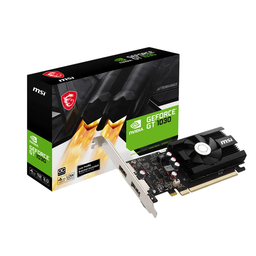 Видеокарта/ GeForce GT 1030 4GD4 LP OC
