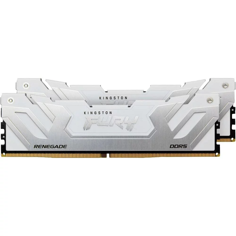 Модуль памяти Kingston 48GB DDR5 8800 FURY Renegade White RGB On-Die ECC CUDIMM CL42 kit 2*24gb (KF588CU42RWK2-48)