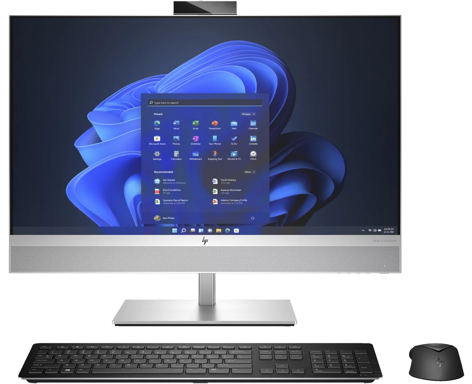 Моноблок HP EliteOne 870 G9 AiO 27" IPS QHD(2560x1440) Core i7-14700, 16GB, 512GB, WiFi, BT, Height Adjust Stand,5MP, Win11Pro (A55PRET)