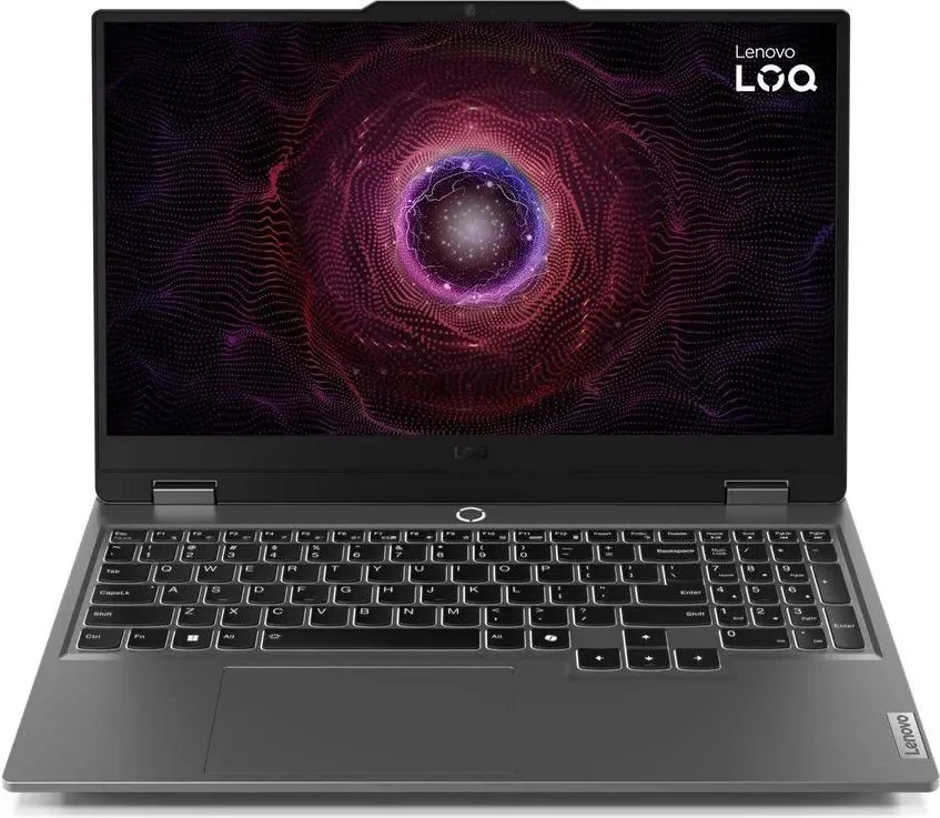 Ноутбук Lenovo LOQ 15ARP9 Ryzen 5 7235HS 16Gb SSD512Gb NVIDIA GeForce RTX 3050 6Gb 15.6" IPS FHD (1920x1080) без ОС grey WiFi BT Cam (83JC0057PS)