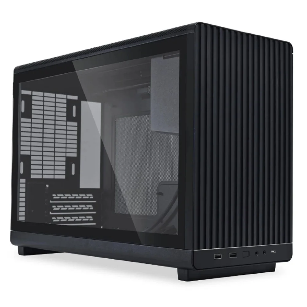 Корпус Lian-Li A3 черный без БП mATX 10x120mm 2x140mm 2xUSB3.0 1xUSB3.1 audio bott PSU (G99.A3X.10R)