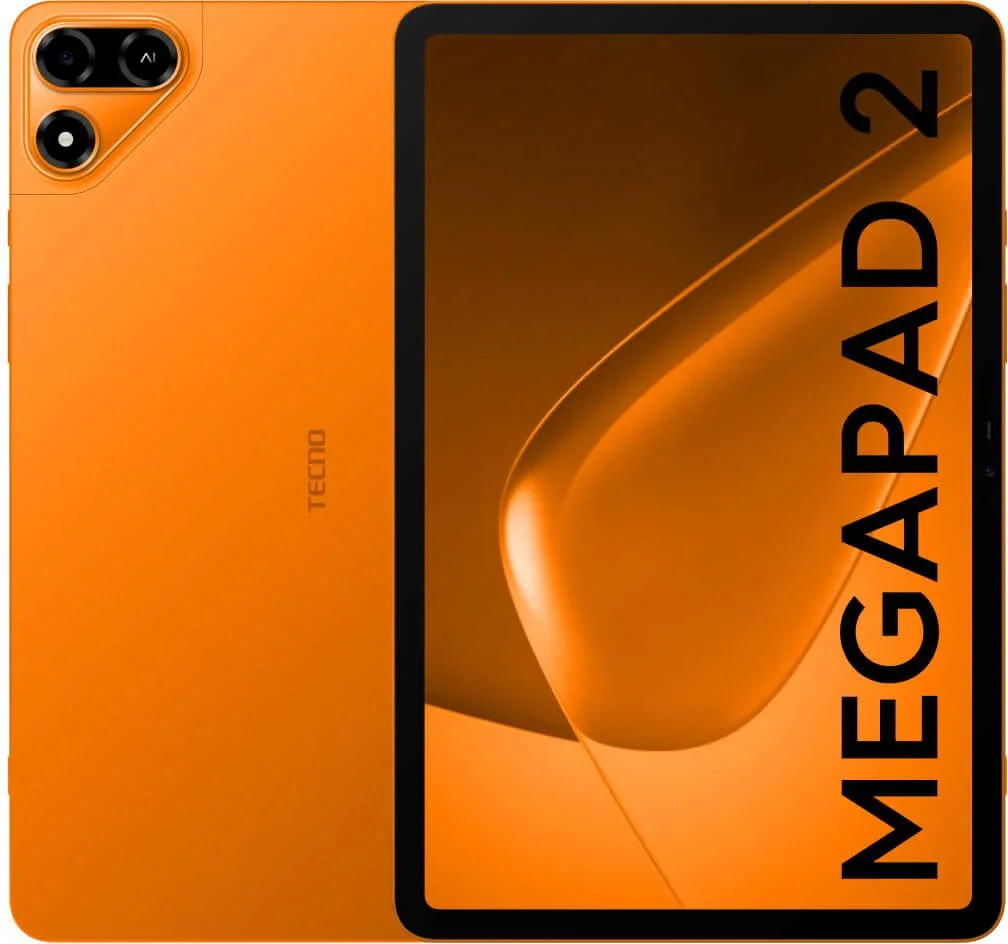 Планшет Tecno MegaPad 2 T1103 G99 2.0 8C RAM8Gb ROM256Gb 10.95" IPS 2560x1600 4G Android 16 оранжевый 8Mpix 8Mpix BT WiFi microSD 2Tb 8200mAh 1776hrs (T1103 256+8 COSMIC ORANG)