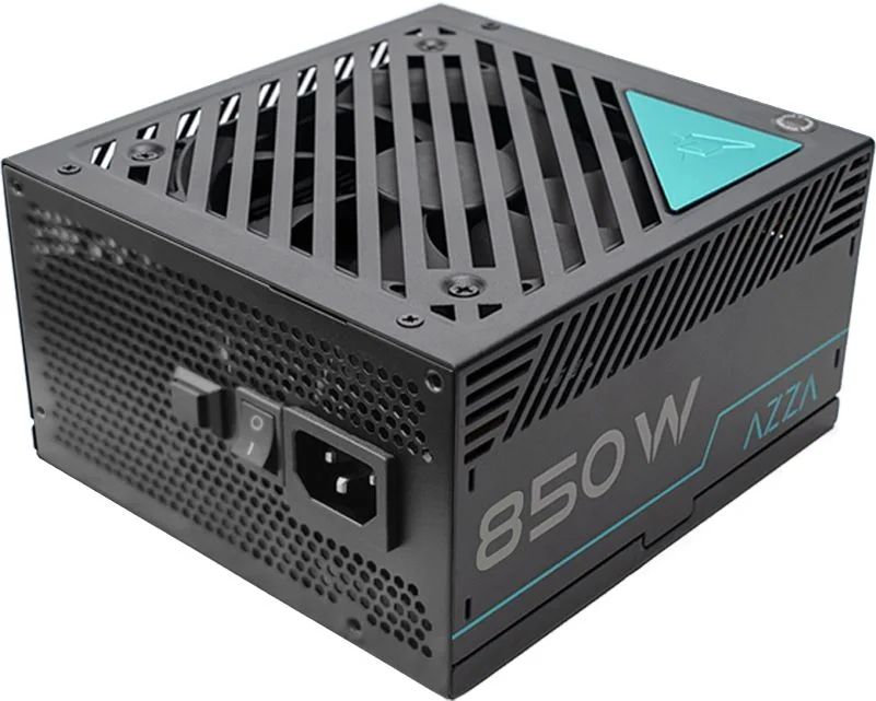Блок питания Azza ATX 850W PSAZ-850G Gen.5 80+ gold (20+4pin) APFC 120mm fan 6xSATA RTL (PSAZ-850G (ATX 3.1))
