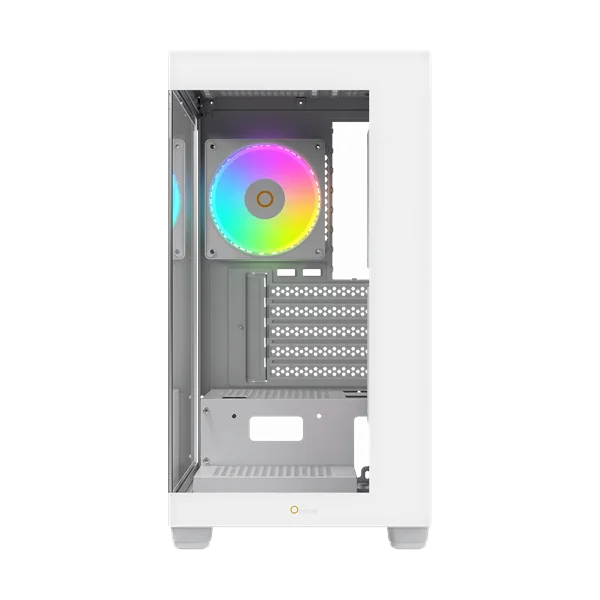 корпус Ocypus Gamma C52 WH ARGB, MATX, USB3.0*1+USB2.0*2, SIDE 2x120mm ARGB, REAR 1x120mm ARGB