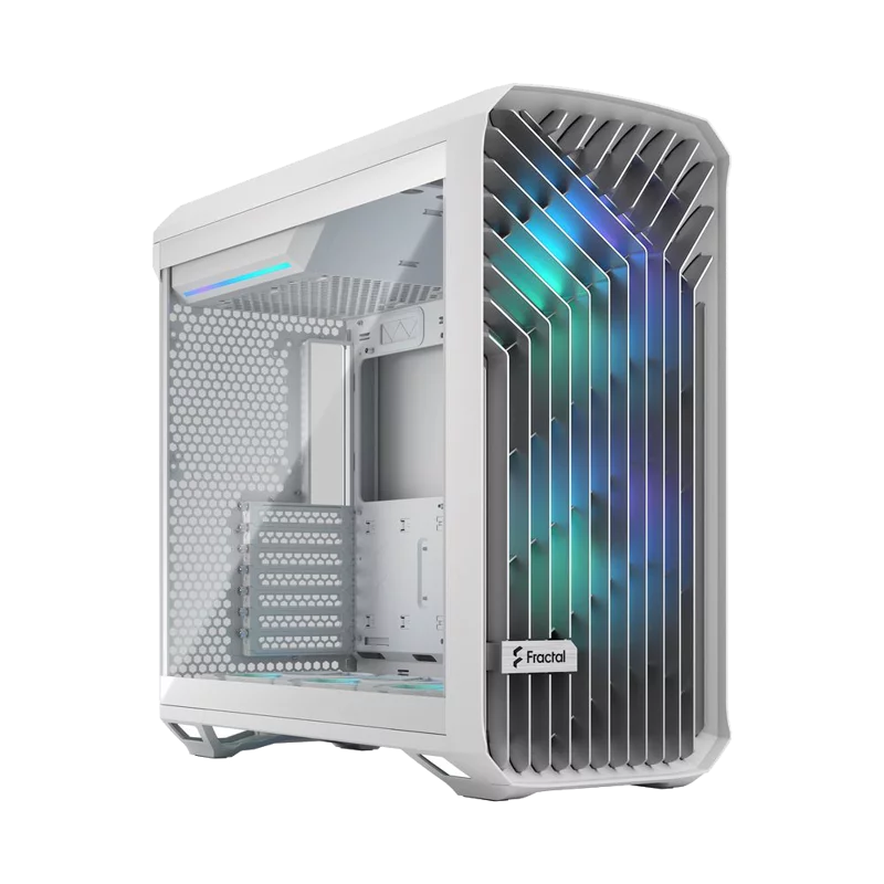 Корпус ПК без блока питания/ Case Fractal Design Torrent RGB TG Clear Tint, Full-Tower, 2x180mm + 3x140mm RGB, 2xUSB-A 3.2 + 1xUSB 3.2 Type-C E-ATX, SSI-CEB, SSI-EEB, ATX, mATX, mITX White (FD-C-TOR1A-07)
