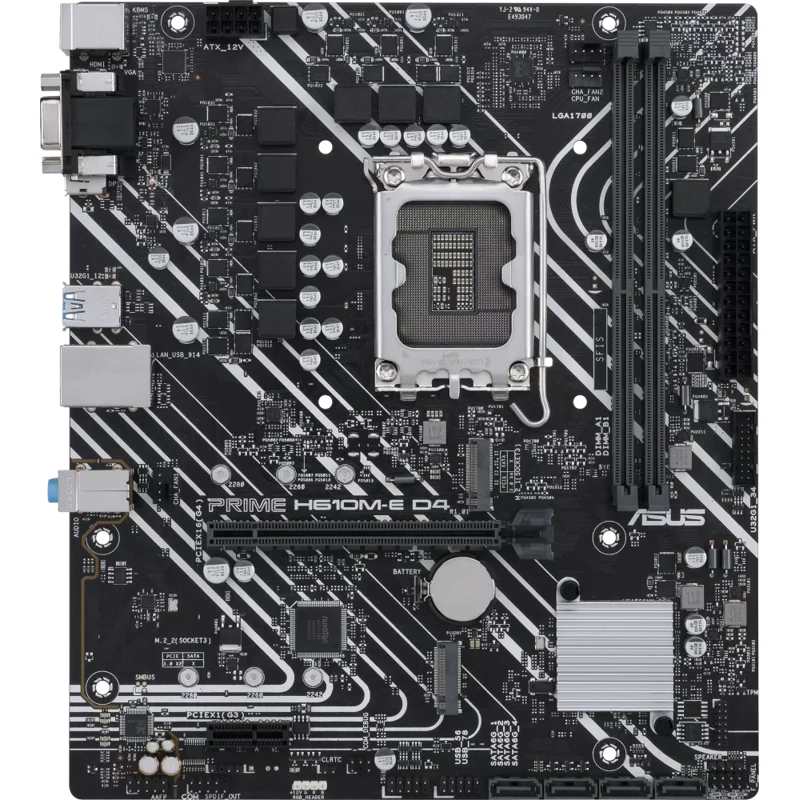 Материнская плата PRIME H610M-E D4-CSM (90MB19N0-M1EAYC)