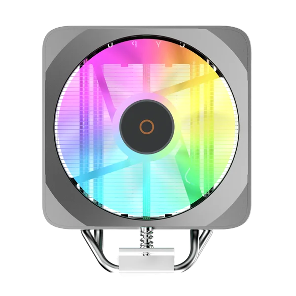 Кулер для процессора Ocypus Delta A40 EX BK ARGB, 120mm ARGB FAN, 4 HEAT PIPES, 4-PIN PWM, 500-1800 RPM, 29DBA, HYDRO BEARING, LGA115X/1200/1700/18XX, AM4/AM5