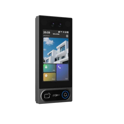 Видеопанель Dahua DHI-VTO6631QB-WP цветной сигнал CMOS цвет панели: черный