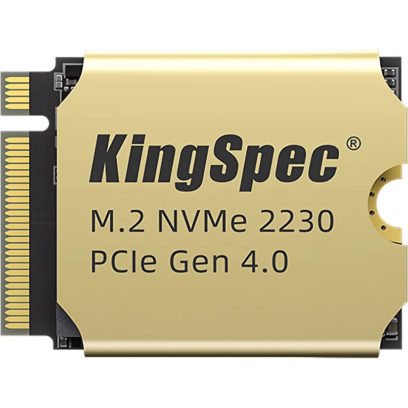 Твердотельный накопитель/ Kingspec SSD XF-1TB 2230, 1024GB, M.2(22x30mm), NVMe, PCIe 4.0 x4, R/W 5000/4400MB/s, IOPs н.д./н.д., TBW 1200, DWPD 1.07 (3 года)