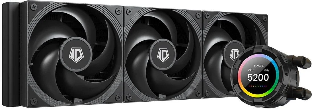 Система водяного охлаждения ID-Cooling SL360 Pro Se Soc-AM5/ AM4/ 1151/ 1200/ 2066/ 1700 черный 4-pin 14-30dB Al+Cu LCD 350W Ret