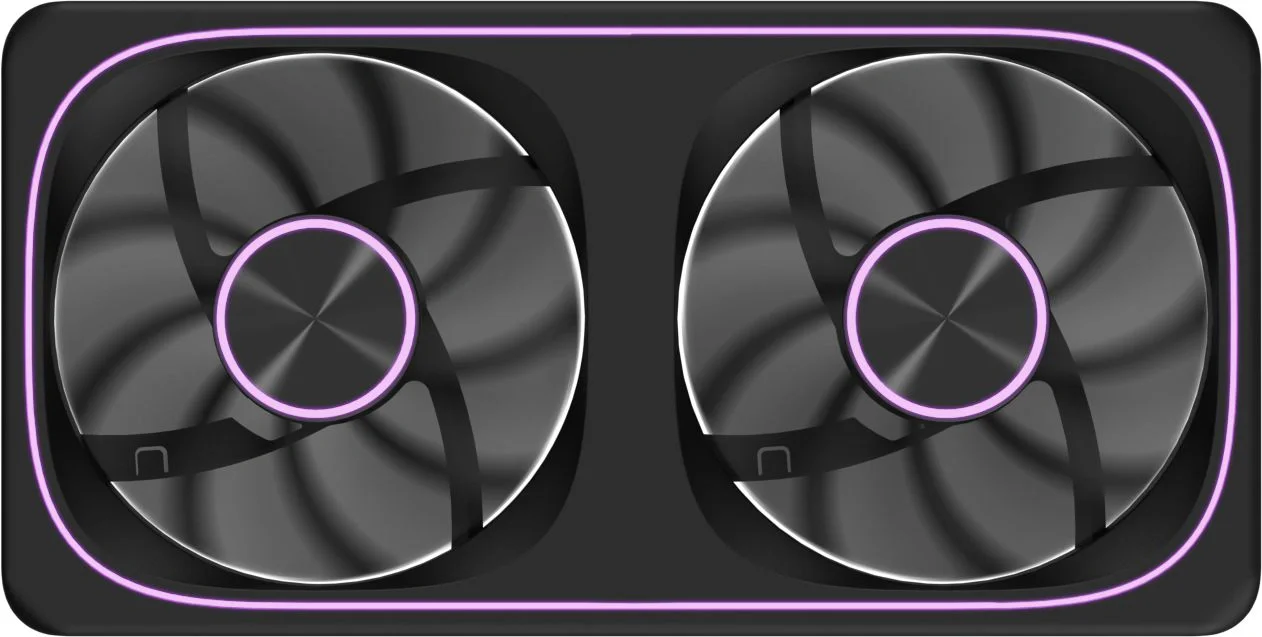 Вентилятор для корпуса Formula Air Fusion 2 Reverse ARGB 120х120x28 черный 4-pin 39.11дБ (упак.:2шт) (AIR FUSION 2 BK REVERSE) Ret