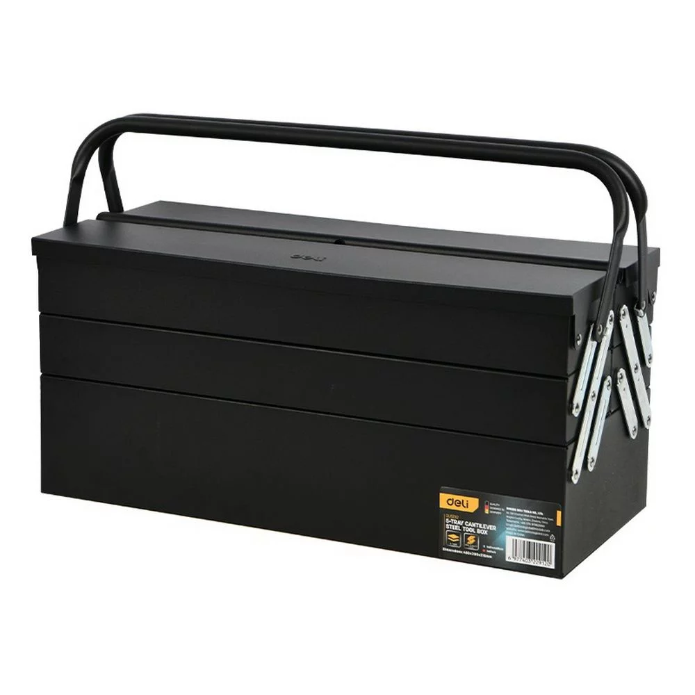 Ящик для инструментов металлический раскладной Deli DL6232